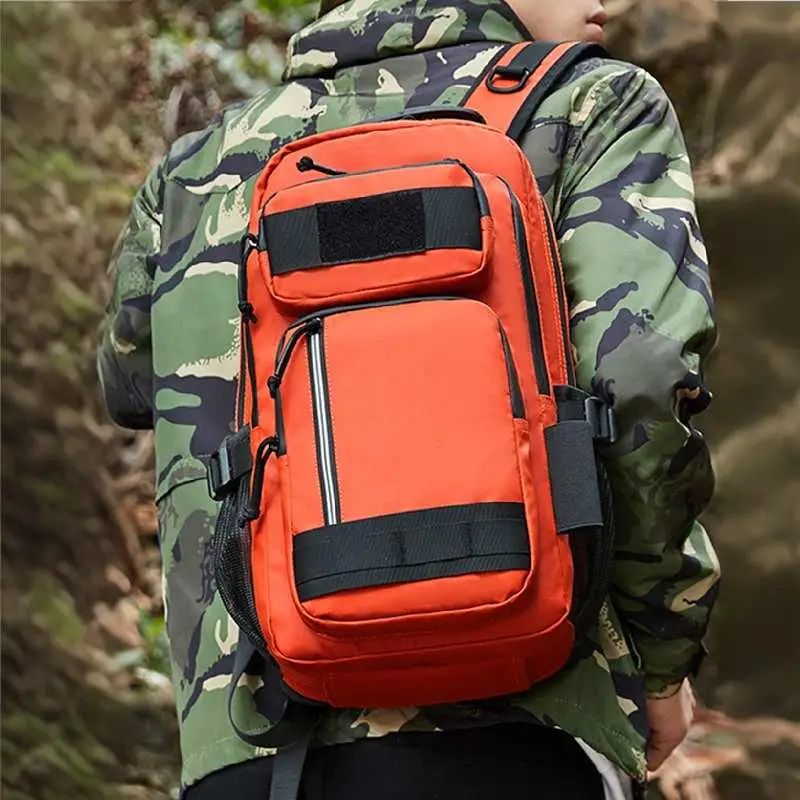 

Спорт на открытом воздухе, пеший туризм, альпинизм, рюкзак, рюкзак для рыболовных снастей с держателем для удочки, сумка для рыбалки, дорожная сумка для кемпинга, тренировок, треккинга