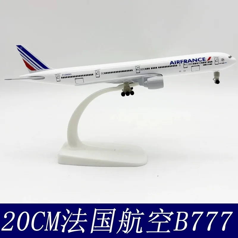 

Модель самолета Boeing 777 авиакомпании France Airways, 20 см, металлическая, литая, с выдвижными шасси, для детской коллекции