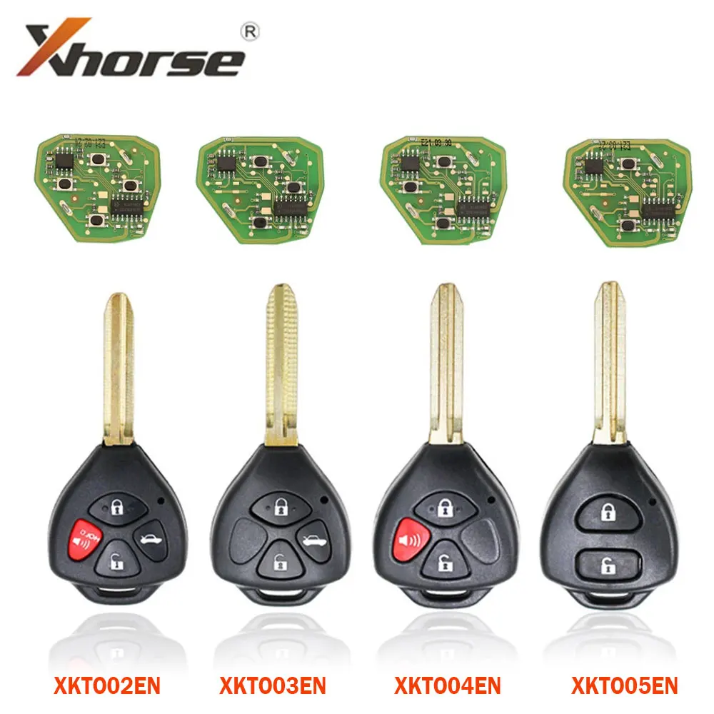 Xhorse Wired Remote Key XKTO02EN XKTO03EN XKTO04EN XKTO05EN Universal VVDI Car Remote Control for Toyota VVDI2 Xhorse VVDI Tool