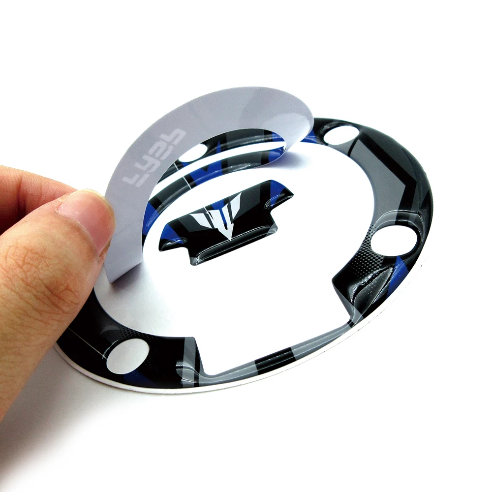 Motorcycle 3D Fuel Tank Cap Tank Pad Anti Slip Traction Protection Sticker Decals For Yamaha MT09 MT 09 2014 2015 2016 2017-2022