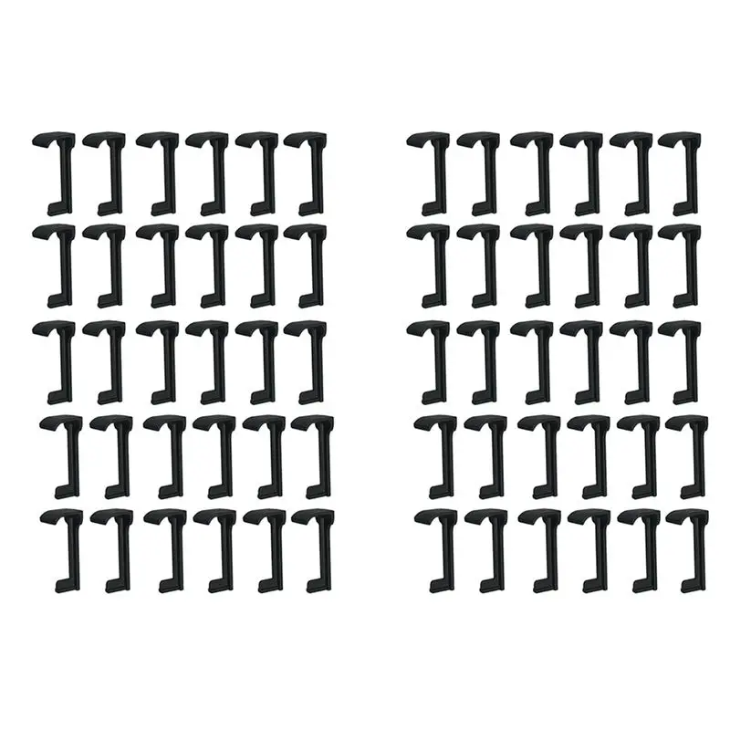BMBY-60PCS 35Mm Solar Panel Side Water Drainage Clips,PV Modules Clips For Water Drain Photovoltaic Panel Water Drain Clips