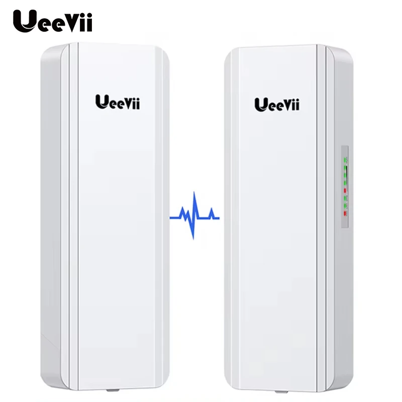 UeeVii CPE850 2pcs 5KM Outdoor CPE Long Range Extender WIFI Router 1000Mbps 5.8Ghz Wireless Bridge Access Point Wifi Repeater