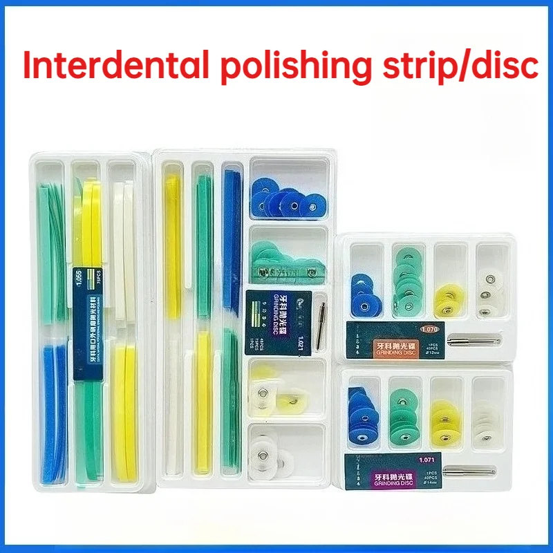 Dental Materials Interdental Polishing Strip Disc Resin Polishing Set Whitening Veneer Laboratory Equipment Tools Accessories