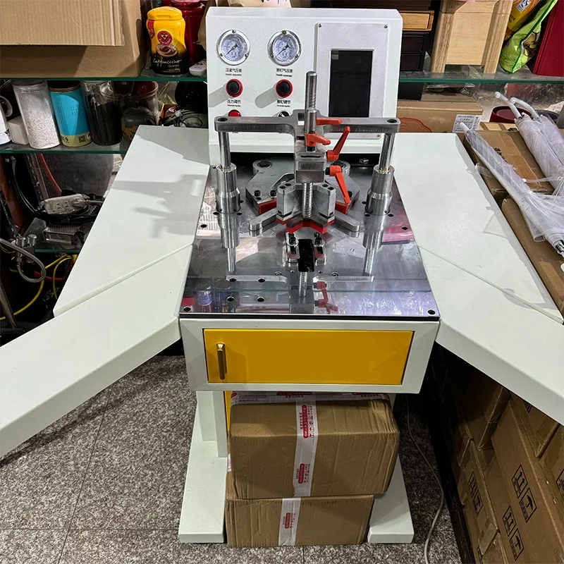 

China Factory Cnc UnderPinner Frame Jointing Machine Pneumatic Picture Frame TouchScreen Nail Machine