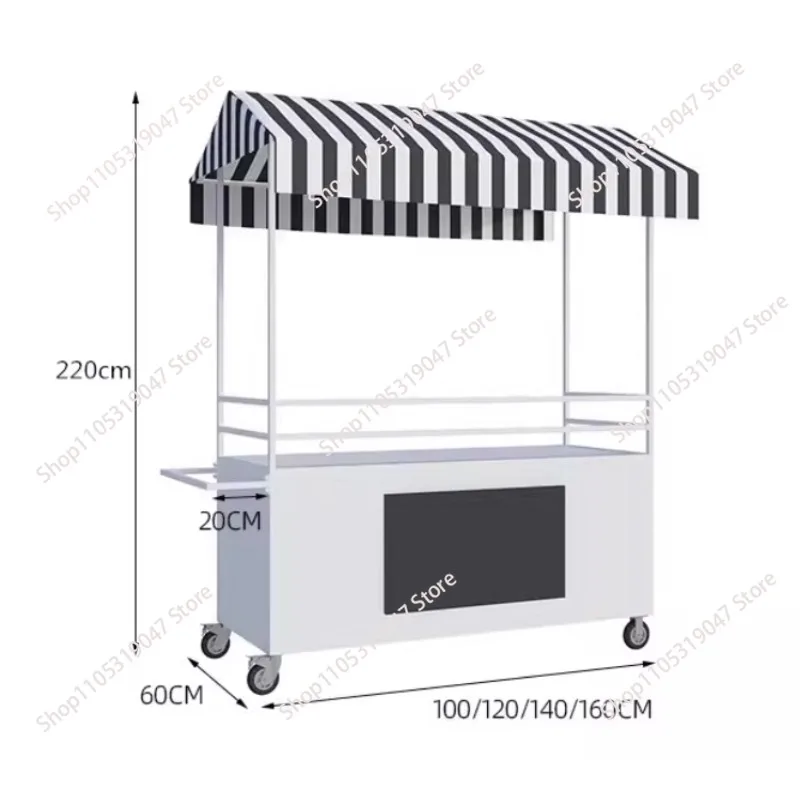 Outdoor stall trolley Night market Mobile stall Snack car Food truck Commercial float Market stall Truck