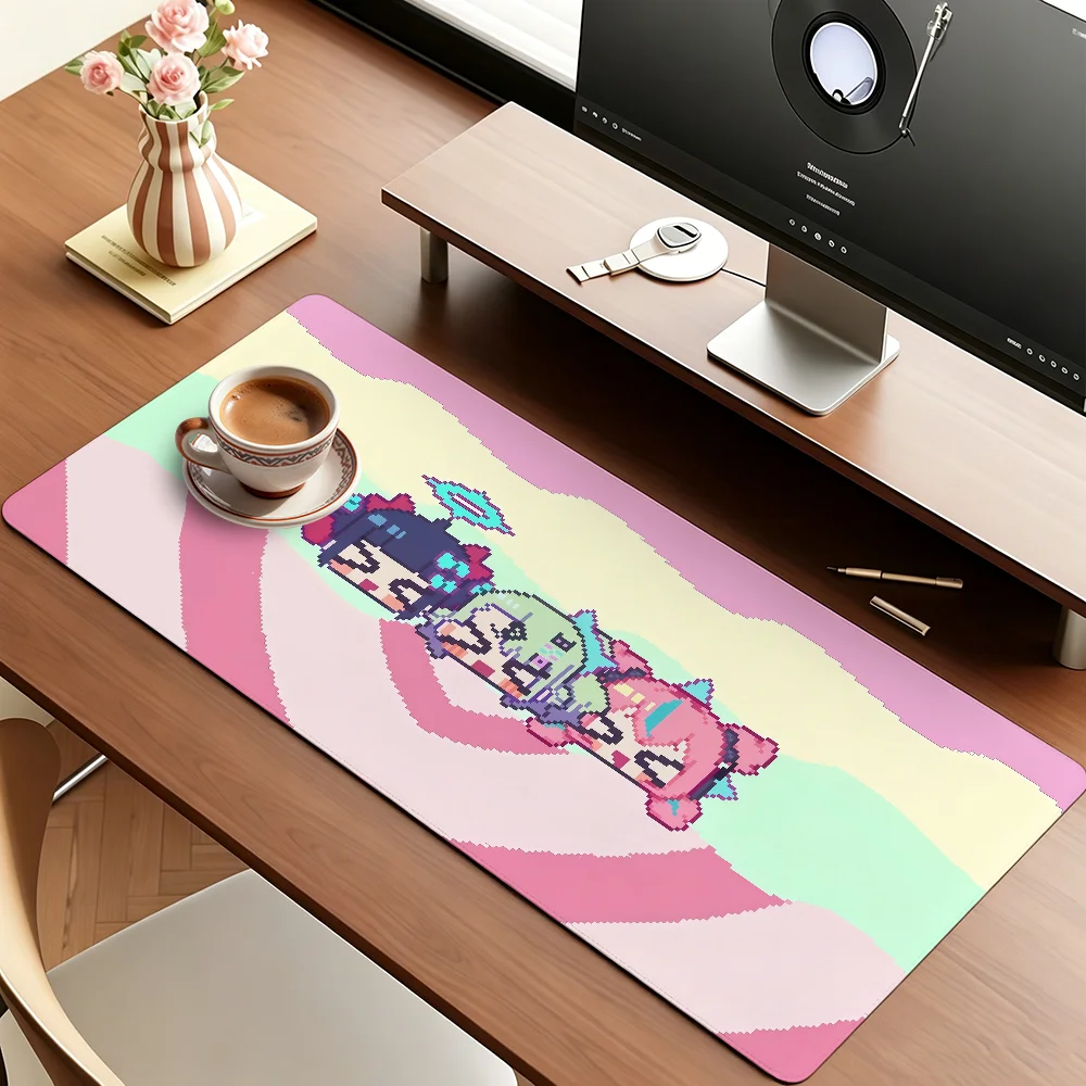 ZZZ Angels of Delusion Mouse Pad Large Non-Slip Waterproof Mat Stitched Edge Keyboard Pad for Gaming Daily Office