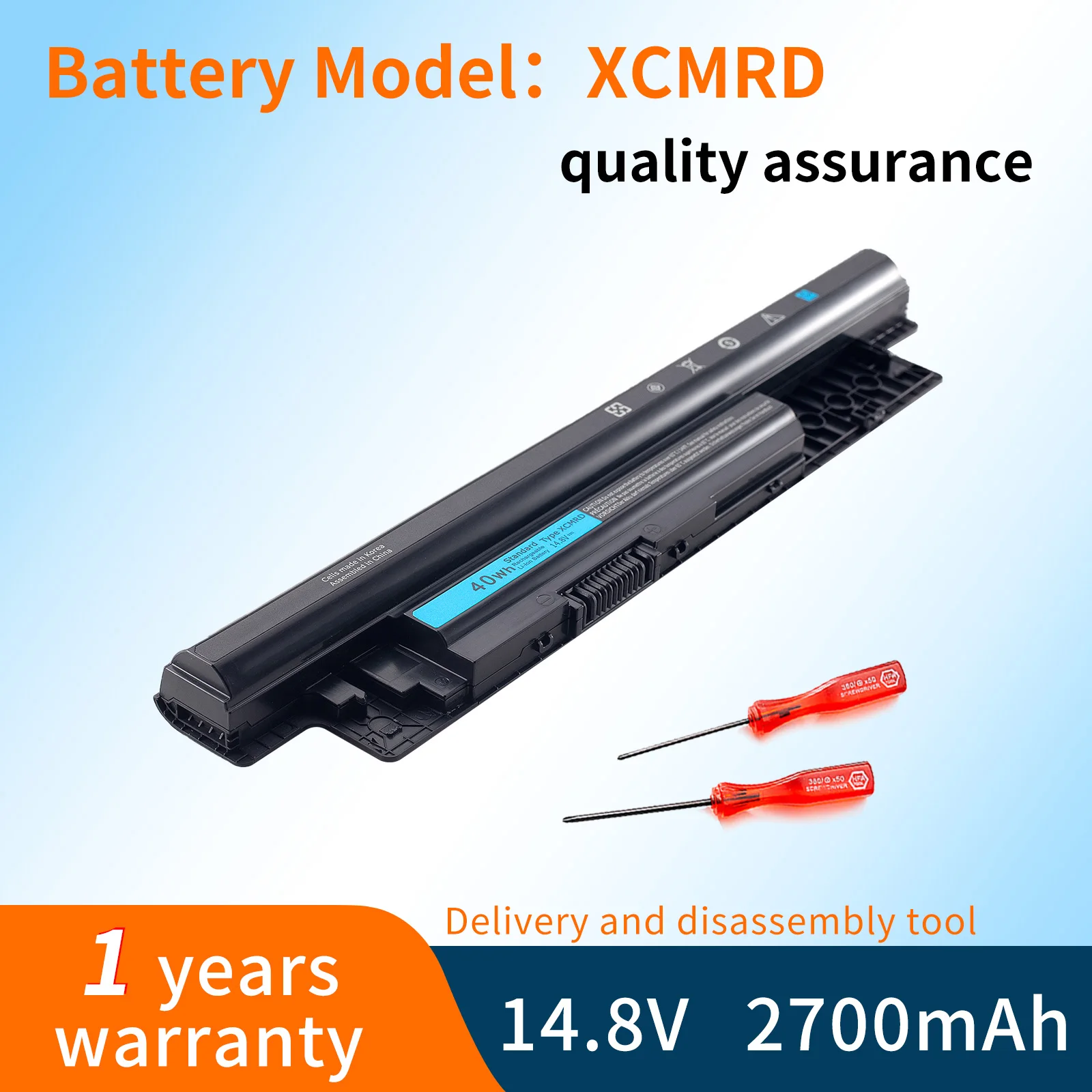 BVBH XCMRD 65WH MR90Y Laptop Battery for Dell Inspiron 3421 3437 3442 3443 3521 3721 3737 5421 5437 5537 3537 5521 5721 5737