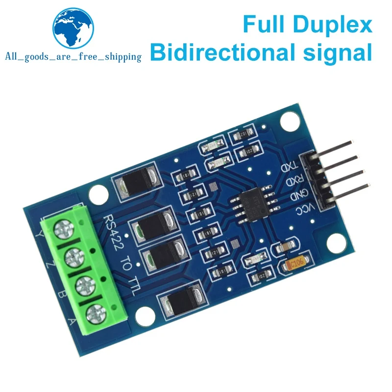 1/3PCS RS422 Mutual Conversion TTL Two-way Signal Module Full Duplex 422 Turn Single MAX490 To TTL Module