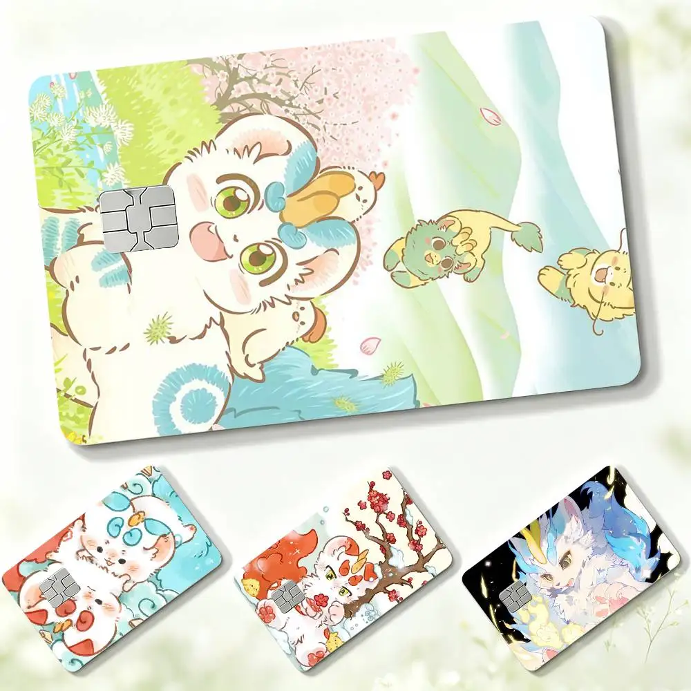 Cute Furry F-Fabulous Beasts  Credit Card HD Stickers Game Card Decal Small Chip Waterproof Sticker Gift