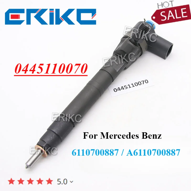 

0445110070 Diesel Fuel Injector 0 445 110 070 OEM 0986435158 For Mercedes Benz Sprinter 208 6110700887 A6110700887