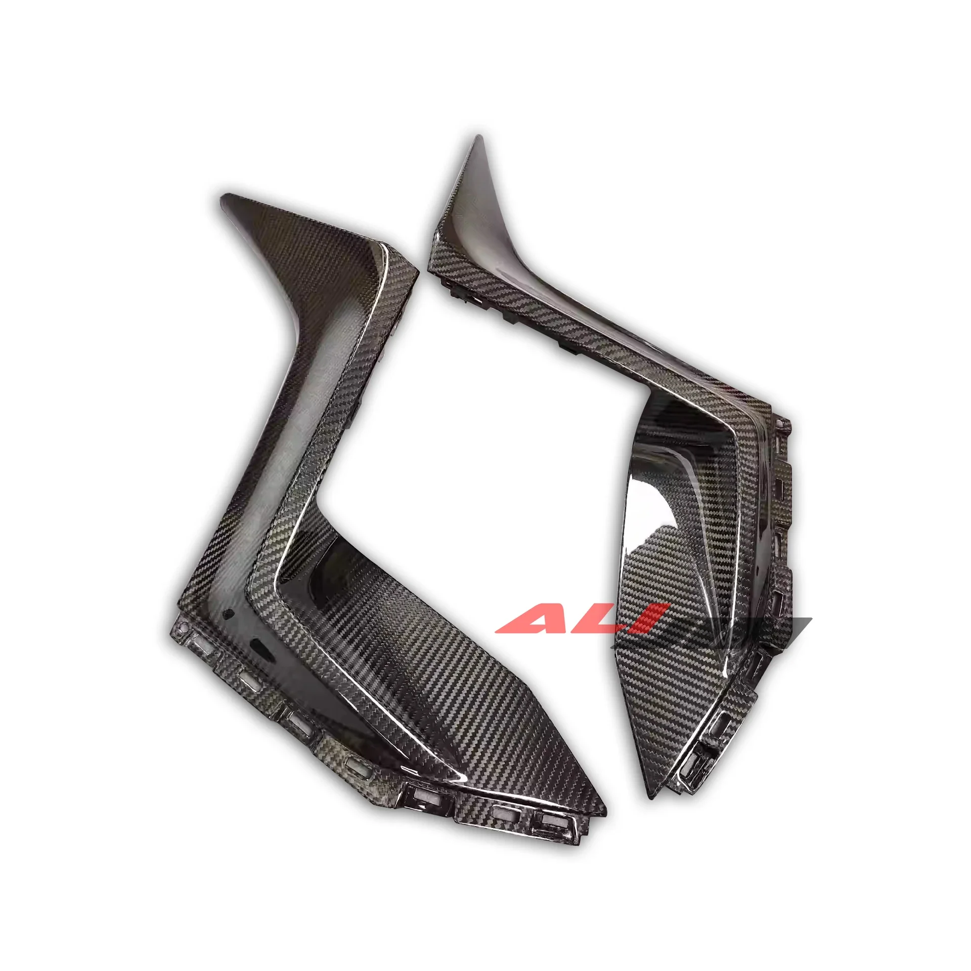 100% Real Carbon fiber Motorcycle Side Front Body Support Frame Fairing Kit Panel Cover For YAMAHA Xmax 300 Xmax300 2023+ 2024