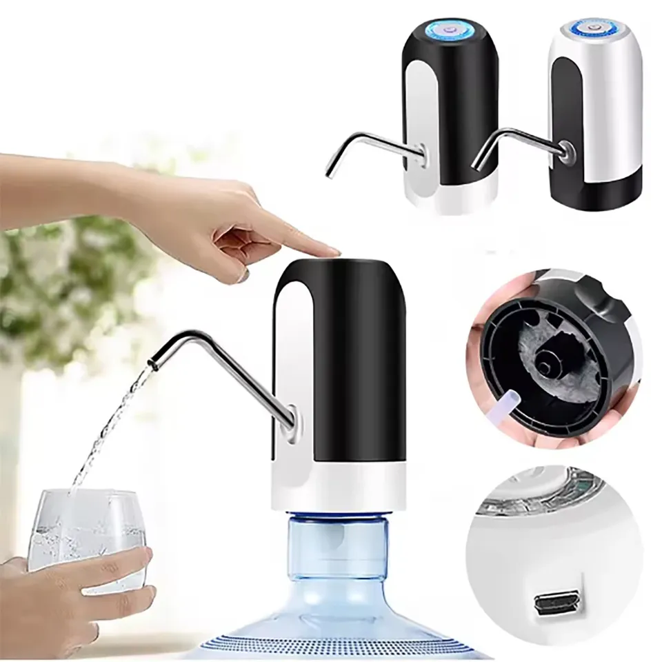 Portable Water Pump - Efficient Barrel Water Extractor - High-Performance Water Suction Device for Quick and Easy Liquid Removal