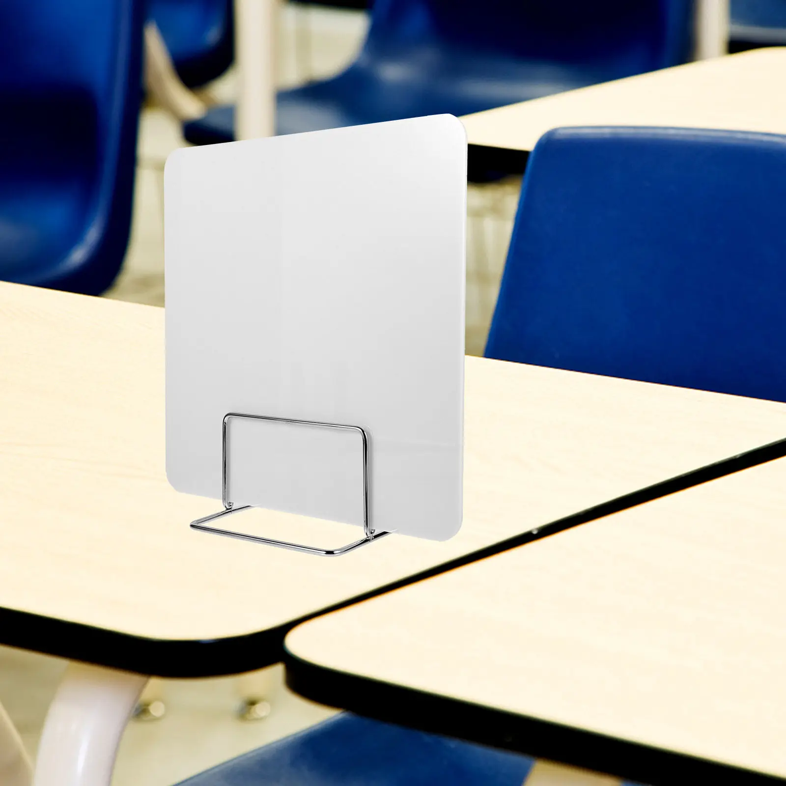

Sneeze Guard for Desk Privacy Shield Countertop Barrier Portable Desktop Divider Panel for Office School Bank Reception Use