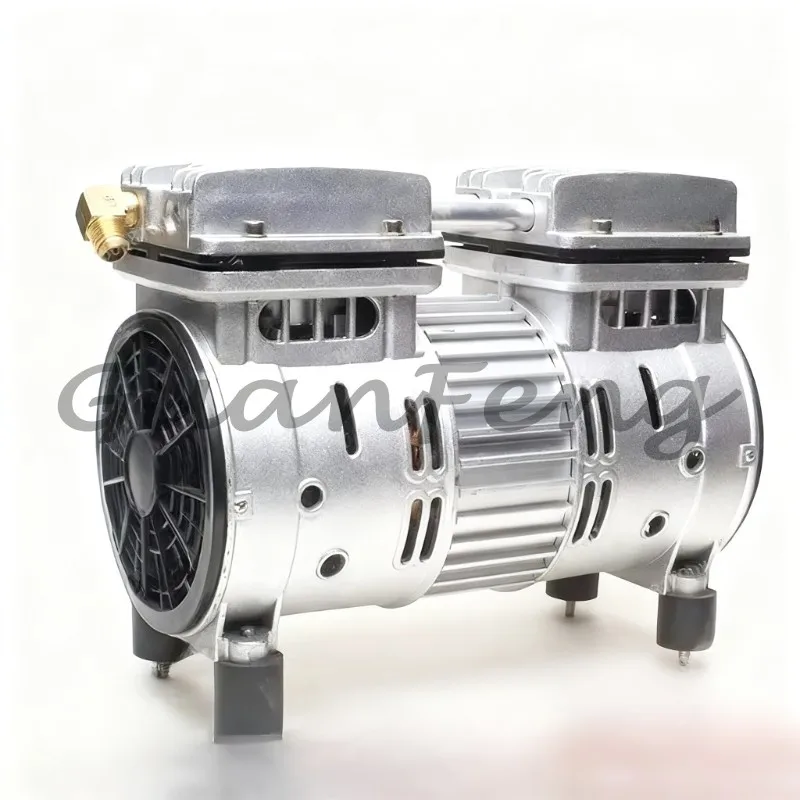 Silent Air Compressor Oil Pump 550W 40L/Min, Compressor Spare Pump Part Built-in Heat Sink for Industrial Air Compressor