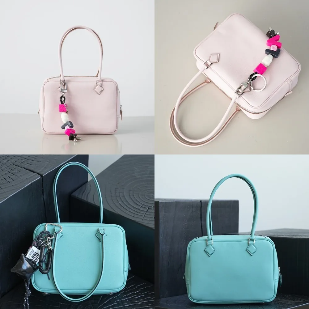 

Feather Bag 20cm Steel Hardware Semi-handmade Versatile Commuting Texture Unique Fashion Simple Casual Versatile Advanced