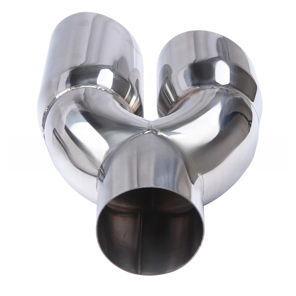 

Automotive Parts Dual Outlet Stainless Steel 2.5-inch 3-inch Exhaust Pipe