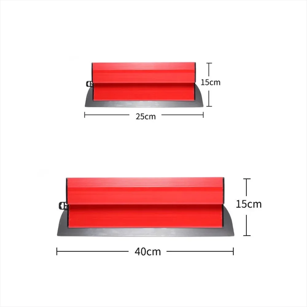 25cm/40cm Drywall putty leveling scraper tool wall scraper putty Smooth Trowel Brush Stainless steel scraper leveling tool