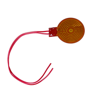 Diameter 15-500mm 3-120v Round Flexiable Eeletric Polyimide Film Heater Heating element for Electrical Wires For 3D Printer