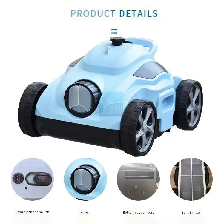 Pool Cleaning Cordless Robot Automatic Robotic Pool Auto Cleaner Swimming Pool Robot