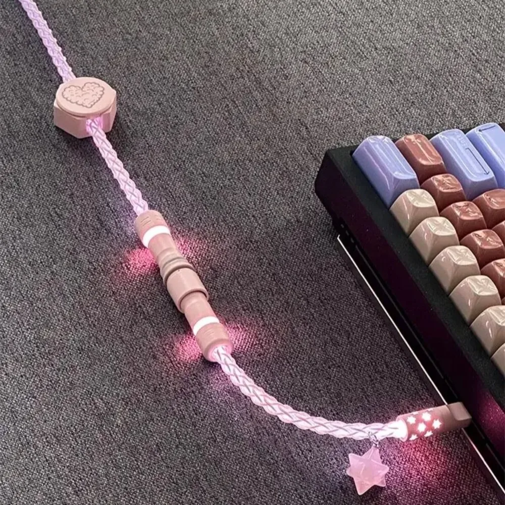 UNKNOWN ERROR D25 Keyboard Cable Aviation Plug USB-A to Type-C 8K Polling Rate Magnetic Keyboard Data Cable Gaming Accessories