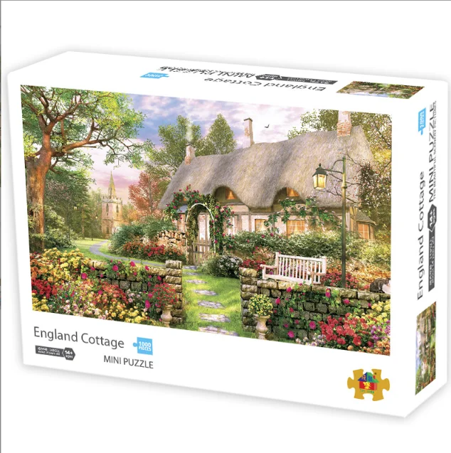 Mini Puzzle 1000 Pieces Landscape Puzzles for Adults Puzzles Children Games Toys puzzle scenic 1000 piece puzzles rompecabezas