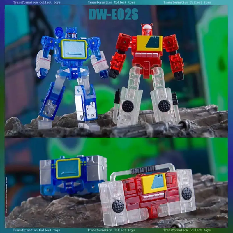 Dr.Wu DW-E02S لون شفاف موجة الصوت الشريط مسجل مجموعة التحول عمل نموذج لجسم جمع عيد الميلاد لعبة هدية