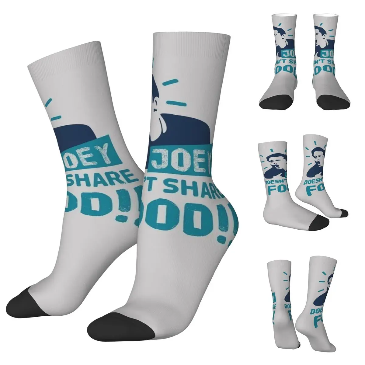 JOEY DOESN'T SHARE FOOD TV Show Men Women Socks,fashion Beautiful printing Suitable for all seasons Dressing Gifts