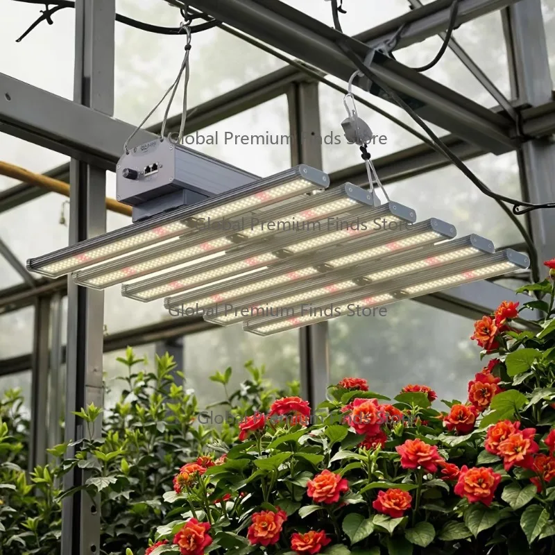320W LED Grow Light Kit LM301B/LM301H Full Spectrum UV IR High PPF IP65 Aluminum Body Blue White Emitting Bloom
