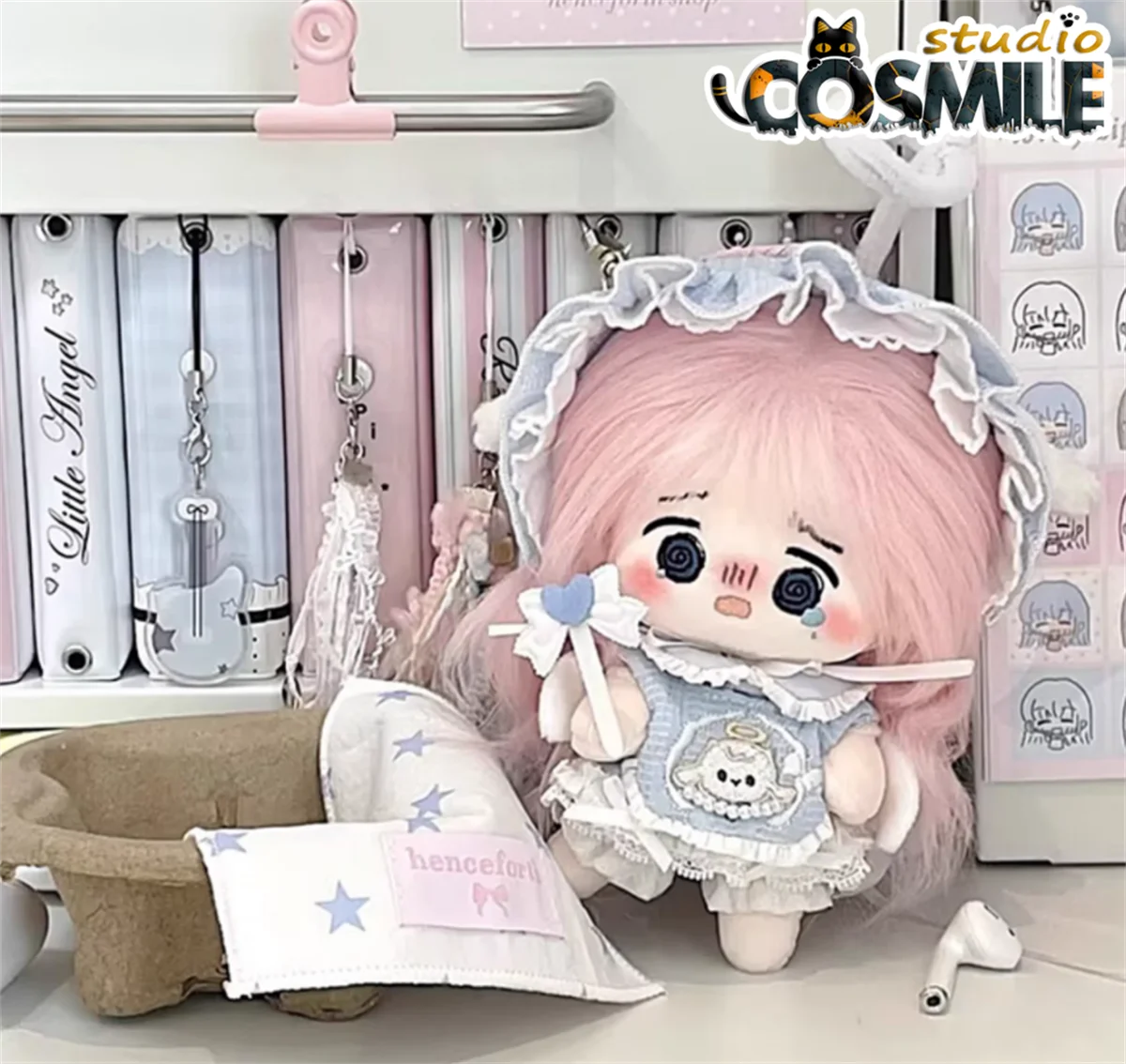 

Idol Star Angel Lamb Subculture Jirai Kei Fashion Church Saint Kawaii Costume Plush 10cm Doll Accessories Doll's Clothes KN Jun