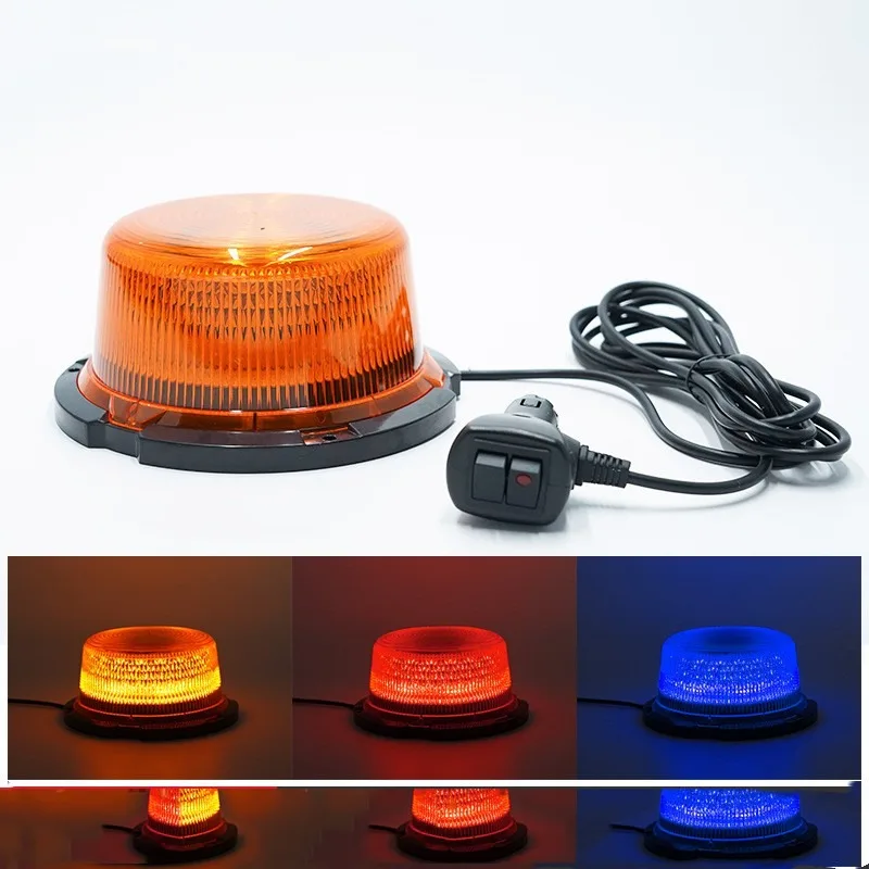 

12 В-80 в стробоскопический вращающийся фонарь для экстренных ситуаций лампа для безопасности ночного дорожного сигнала Маяк для инженерного автомобиля автобуса