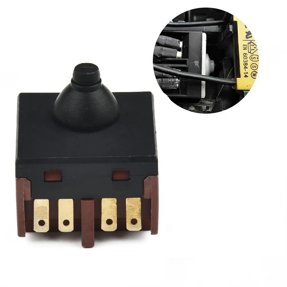 1pcs Angle Grinder Switch Replacement Push Button Switch 2.5x2.5cm For Angle Grinder 100 Polisher Accessory
