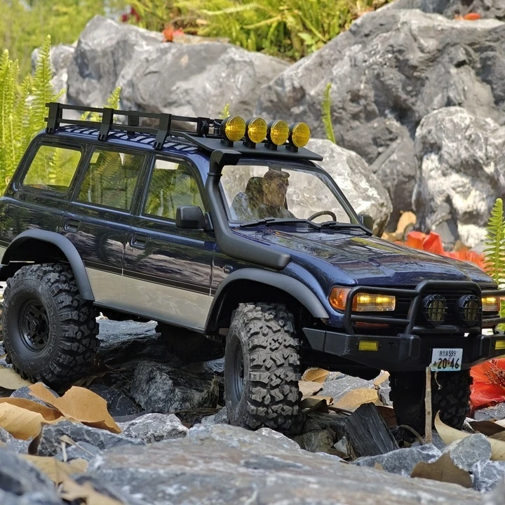 

FMS 1/10 FCX10P Моделирование Land Patrol LC80 Pro V2 Бесщеточный радиоуправляемый пульт дистанционного управления Электрический внедорожник Альпинистская модель автомобиля Игрушечный автомобиль