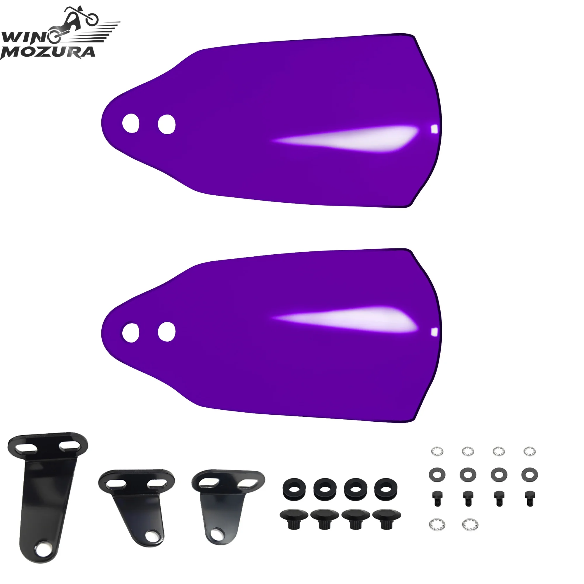 

Motorcycle Handguard Purple Hand Shield Guard Protector Cover For Harley Road Glide 2015-20 Street Bob FXBB 2018-20 Low Rider ST