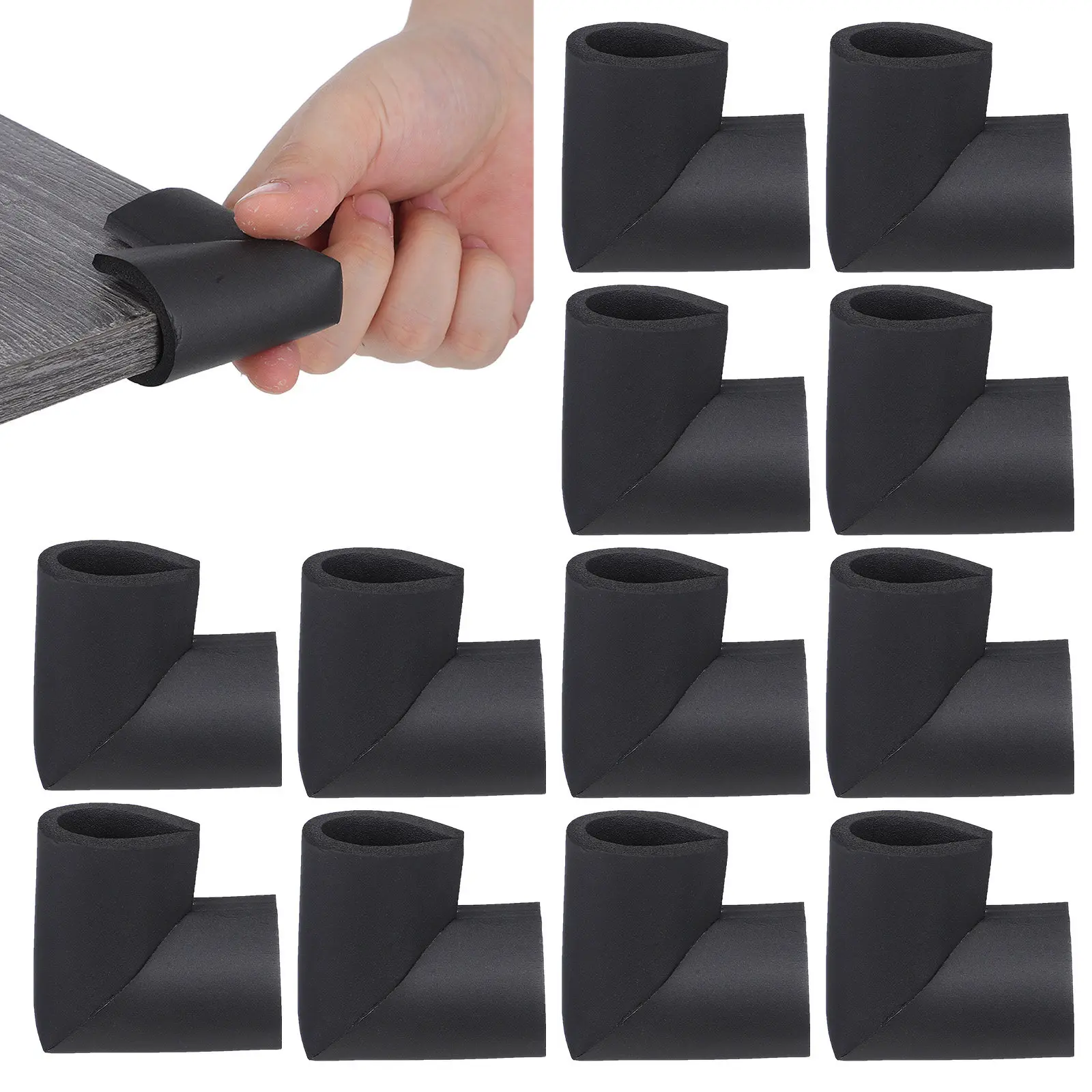 

12Pcs Furniture Corner Protector Foam Cushion Soft Edges Protectors for Moving House Transport Corner Protectors