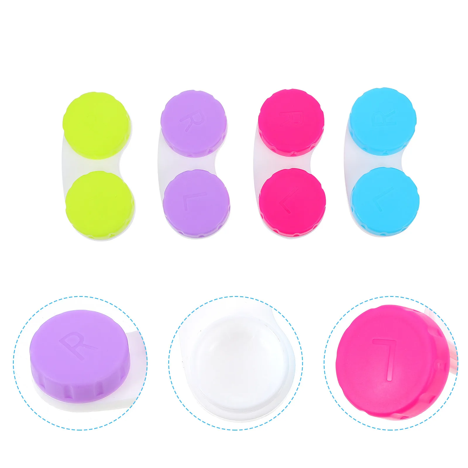 

Набор из 30 портативных футляров для линз: прочные, экологичные, идеальны для путешествий, отличная идея для подарка