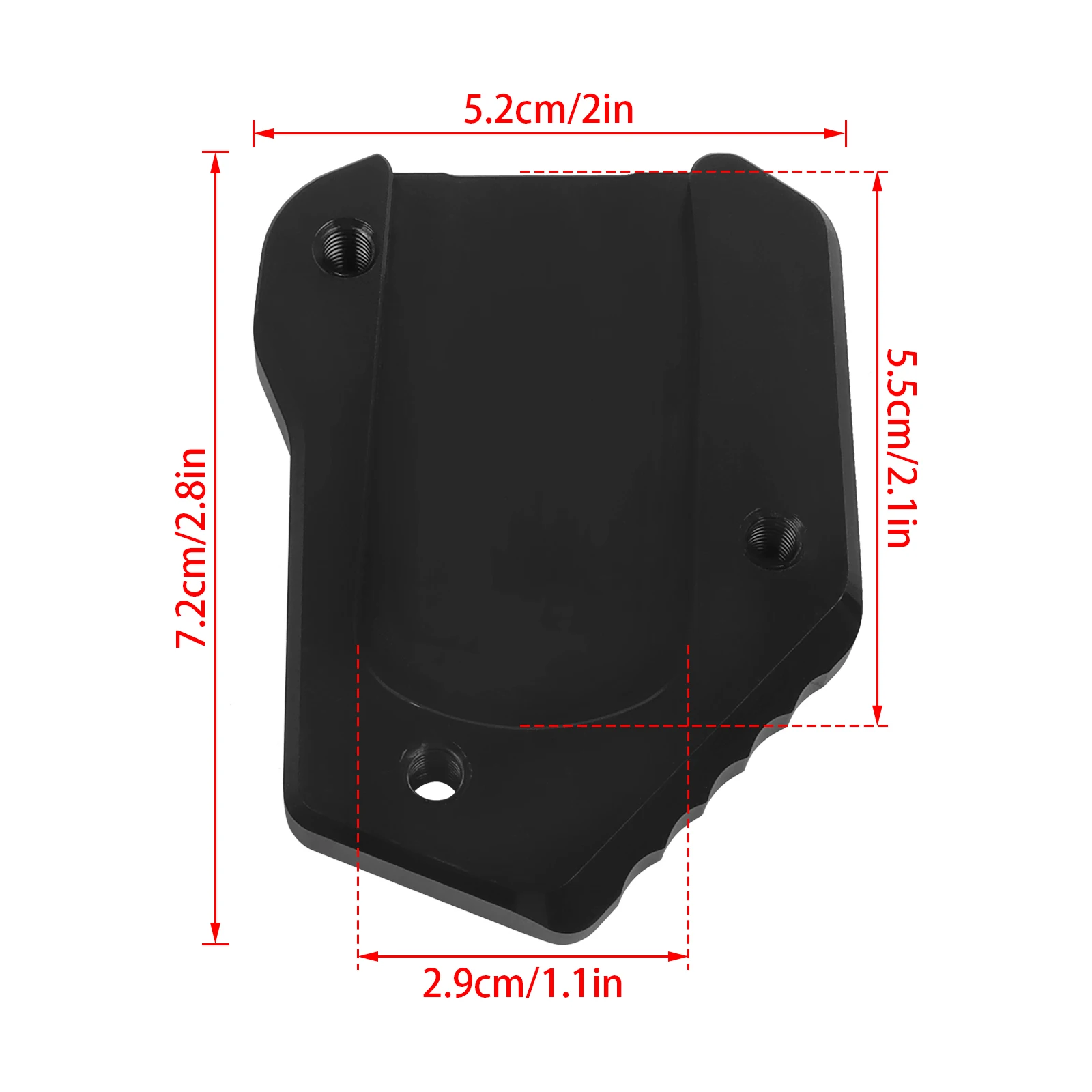 For Honda FORZA350 FORZA300 NSS350 2021-2024 Foot Side Stand Enlarge Plate Kickstand Extension Pad FORZA 350 300 125 NSS 350