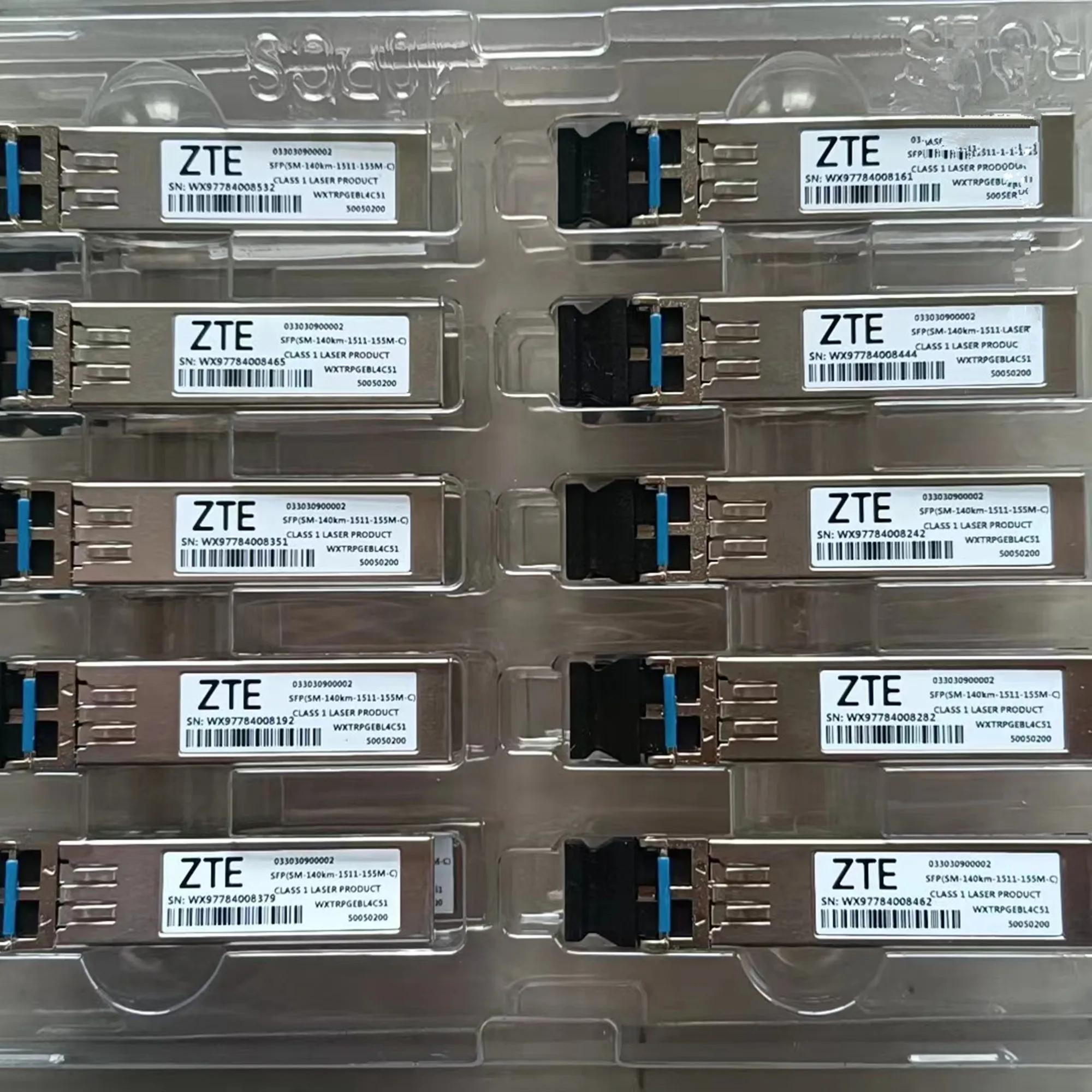 

SFP Module Optical Fiber 155M 140KM ZTE Fiber Transceiver 033030900002 50050200 SM-140KM-1511-155M-C