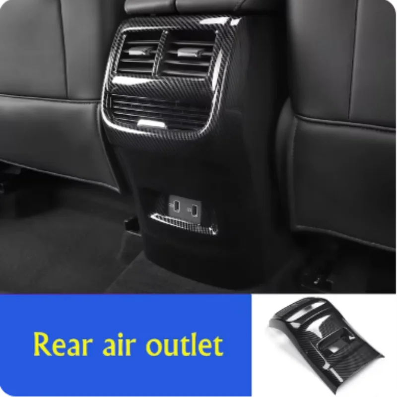 Interior ABS Accessories Carbon Fiber Black For Mg Roewe Rx5 Max 2019 2020 2021 Accessories Styling Auto Decoration Cover Trim - Image 6