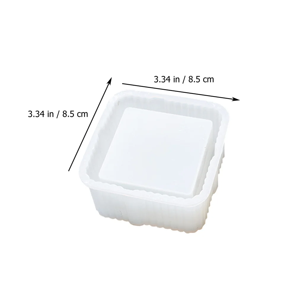 Форма для подарочной коробки квадратной формы для хранения DIY силиконовая эпоксидная смола ювелирные изделия ремесла украшения ручной работы коробка формы для смолы
