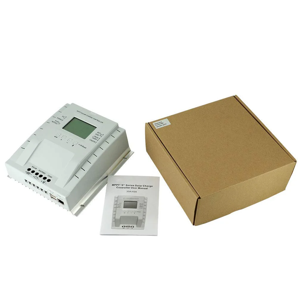 Intelligent 12V 24V 60A MPPT Solar Panel Charging Controller Conversion with Smart Recognition