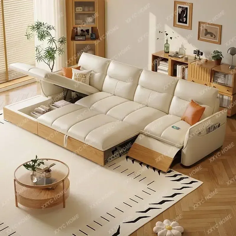 AACozy High Back Sofa Genuine Leather Electric Designer Reclining Sofa Modern Luxury Sofas Modernos Para Sala Furniture Home