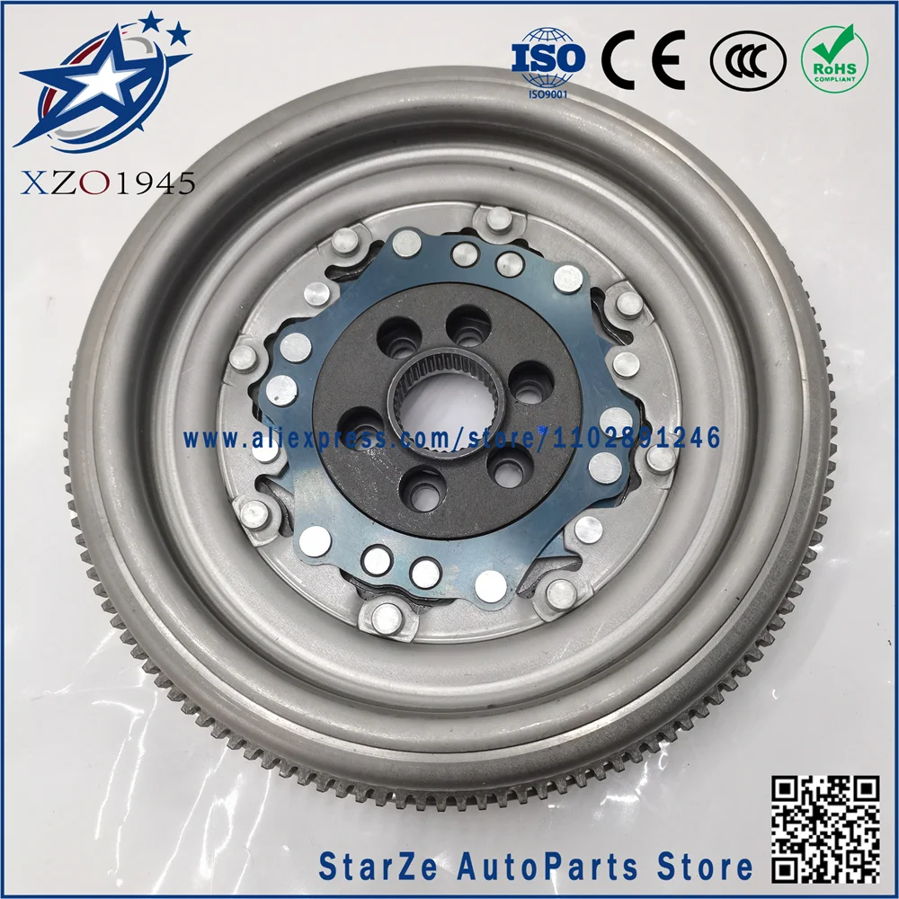 

CN НОВЫЙ DQ250 02E DSG Маховик автоматической коробки передач для VW Audi 6, 8 отверстий, 129132 зуба