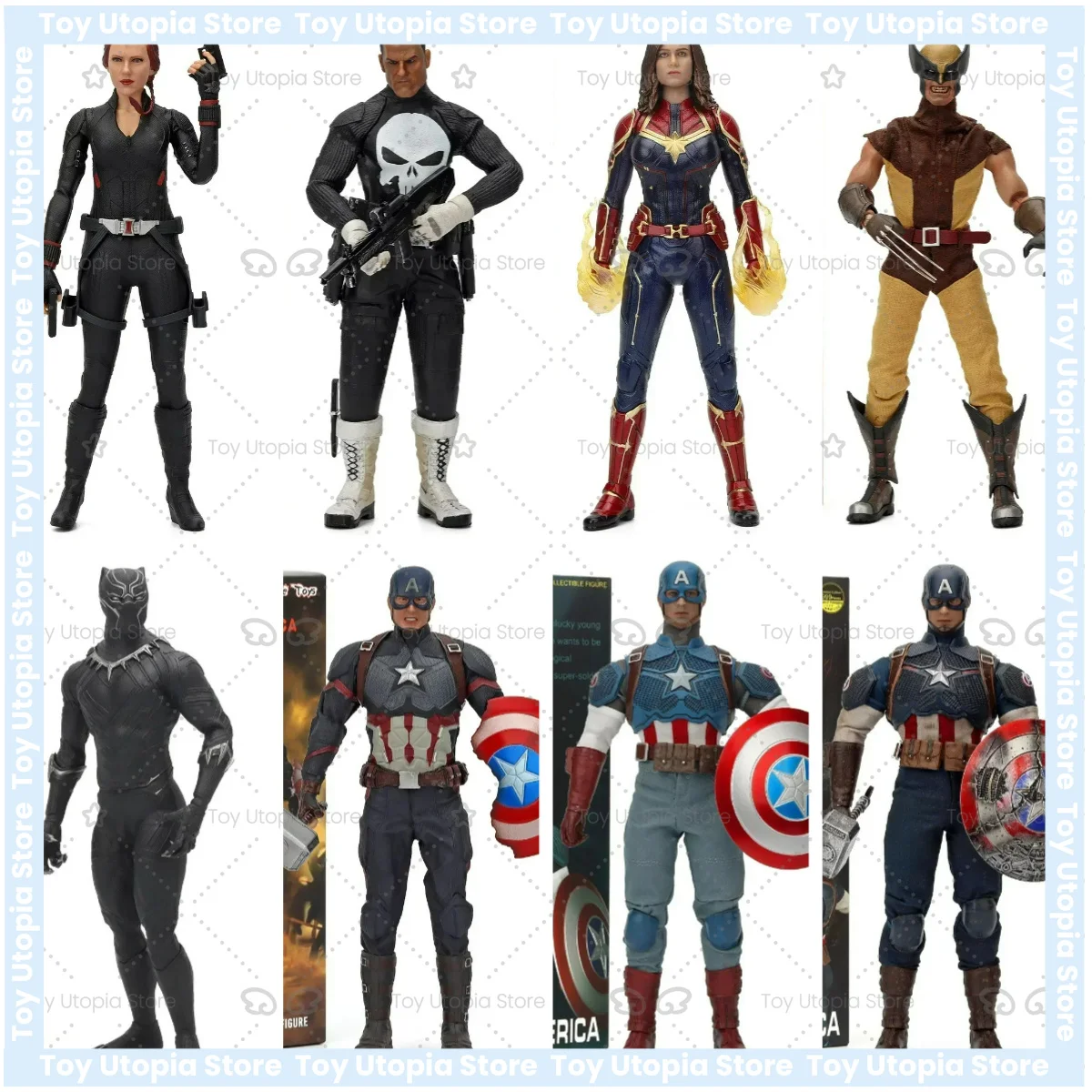 Figura de PVC de los Vengadores de Marvel 1/6, Iron Man Mk46, Groot, Spider-Man, Venom, Doctor Strange, Thor, modelo de juguete