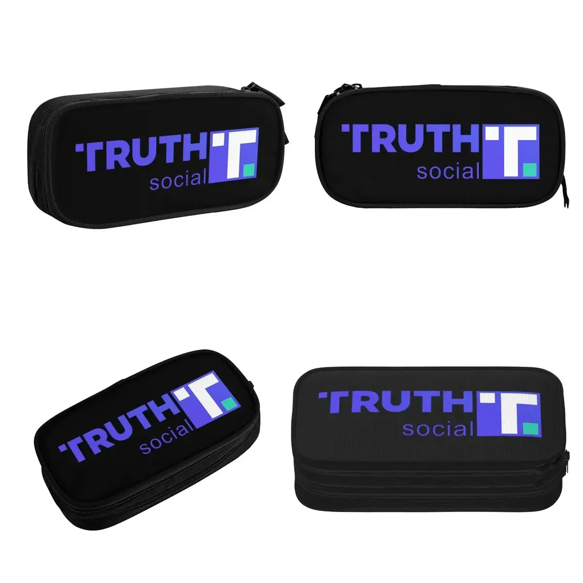 Truth Social Media Truth Social Trump Trump's Fans Gifts Pencil Cases Pen Bags Pen Box Pencil Pouch For Boys Girls Students