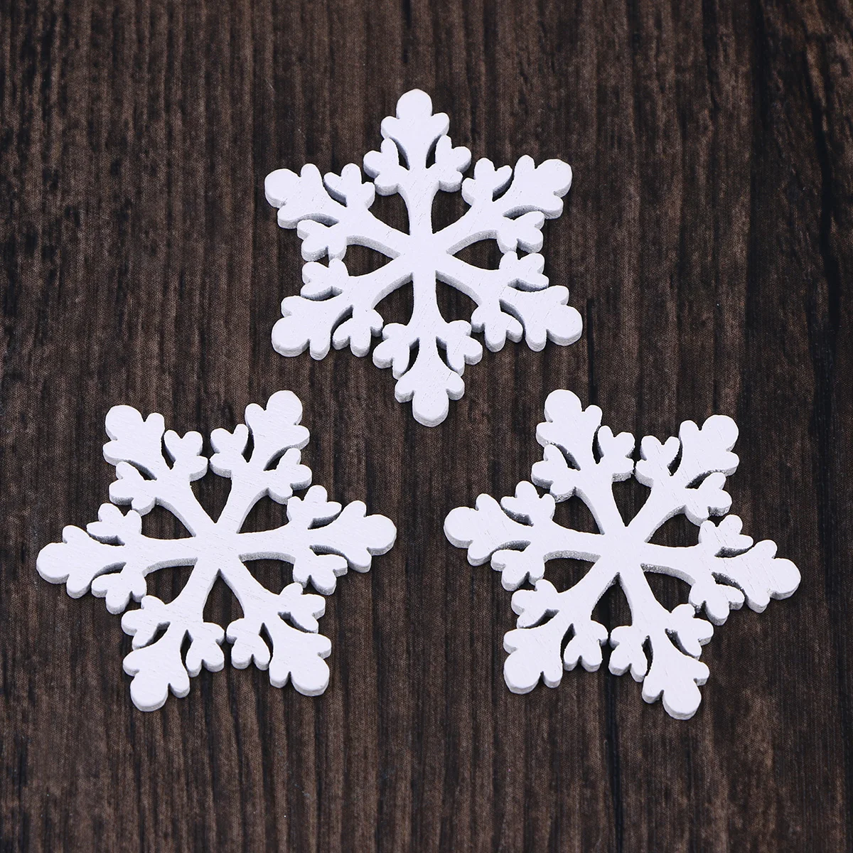 

20pcs Christmas Snowflake Hanging String Decor 3D Festival Decoration Home Party Hotel Mall Snowflake String White