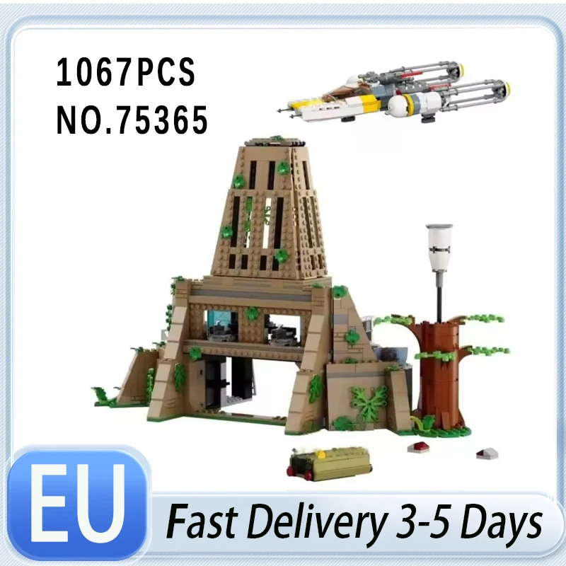 1067 pièces IV Rebel Base Building Block Assembly Brick Model Toy 75365 Cadeau de fête d'anniversaire de Noël Jouet