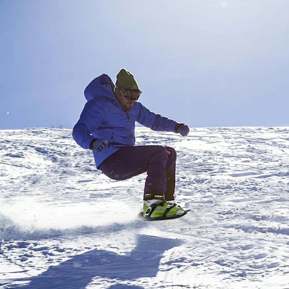 Mini patines de esquí cortos, botas de Snowboard, patines, Mini zapatos de esquí de patinaje cortos ajustables para deportes al aire libre de invierno