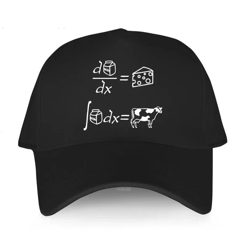 

Fashion print Unisex Snapback hats Milk Differential Is Cheese Math Geek Cow Boyfriend DX Black Casual Boys Printed Fish caps