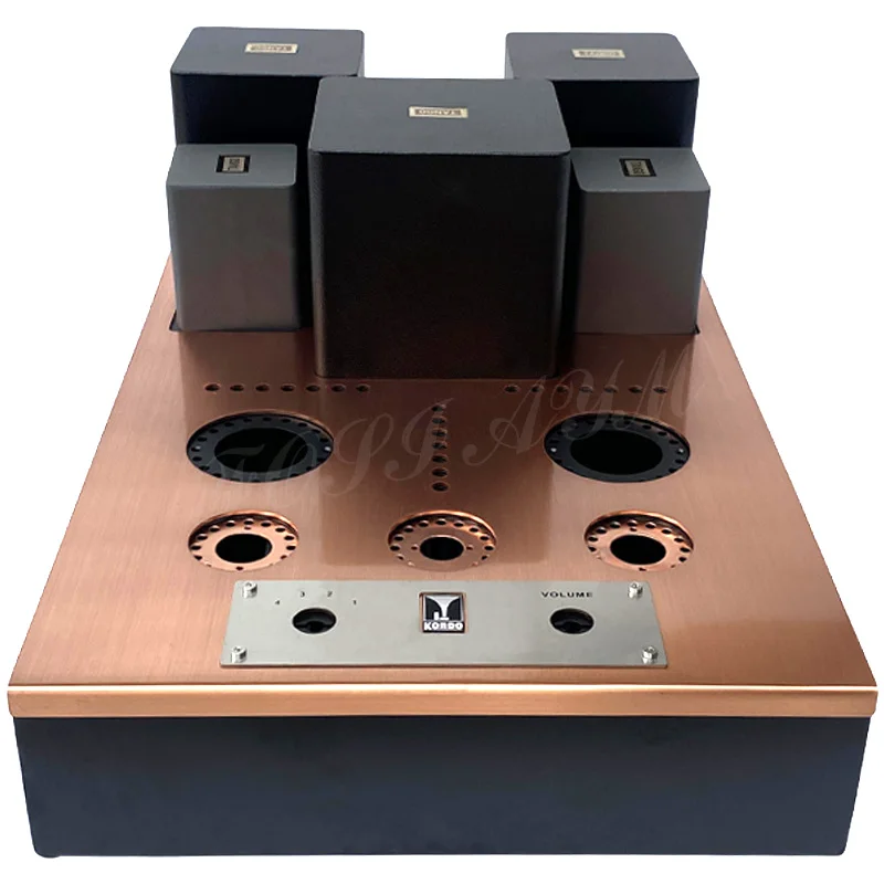 380*100*600mm FOSI AYM replica Kondo copper-plated amplifier Case 211/845/805/GM70 vacuum tube amplifier Chassis Shell DIY Box