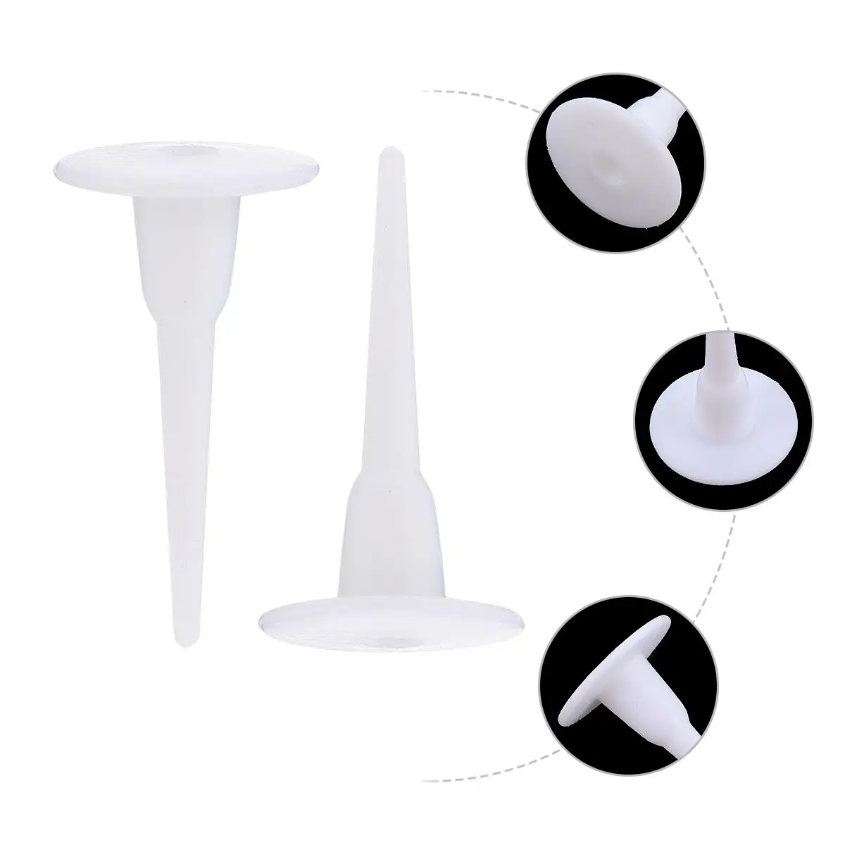 

70pcs Cake Base Inserts C le Holders 2.9cm White Unfinished for DIY Baking Decor Plastic Flower Nails Tools Cake Pan Accessories